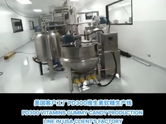 Производственная линия фруктового желе мягкого 3D резинки VC Candy Production Machine 600kg/H