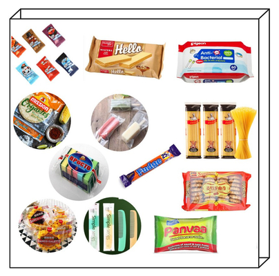PLC Control Cookie Packing Pachine PD320 Food Packaging Machine Individual Cookie Packaging Machine